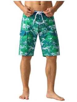 Nonwe Men's Sportwear Quick Dry Board Shorts with Lining