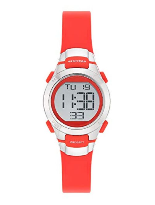 Armitron Sport Digital Chronograph Watch 45/7012RED