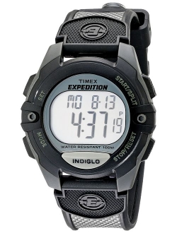 Men's Expedition Classic Digital Chrono Alarm Timer Full-Size Watch