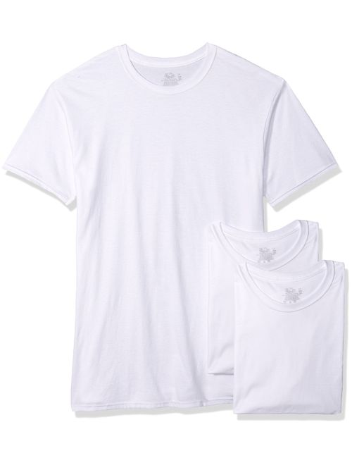 Fruit of the Loom Men's Cotton Solid Crew Neck T-Shirt Multipack