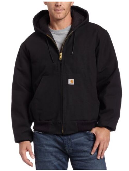 Buy Carhartt Men's Quilted Flannel Lined Duck Active Jacket online ...