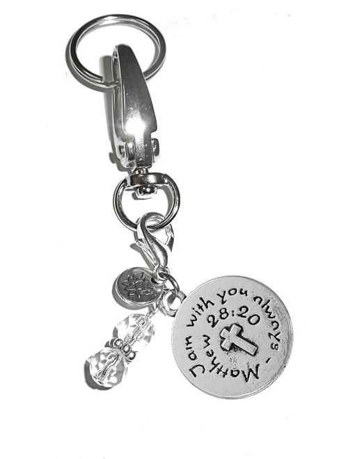 Message Charm Key Chain Ring, Women's Purse, Bag or Necklace & Clip on Charm, Comes in a Gift Box!
