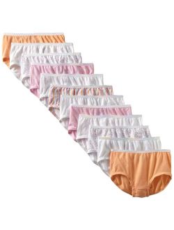 Big Girls' Label Free Brief, Colors may vary(Pack of 12)