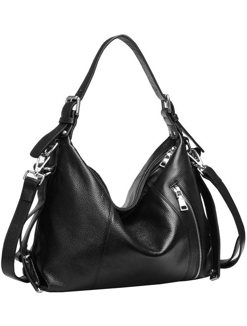 Heshe Vintage Womens Leather Handbags Tote Bag Top Handle Bag Satchel Designer Purses Cross-body Bag