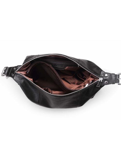 Heshe Vintage Womens Leather Handbags Tote Bag Top Handle Bag Satchel Designer Purses Cross-body Bag