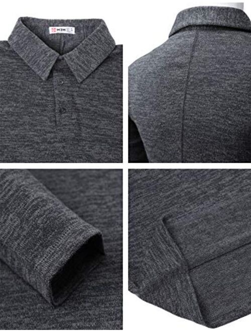 H2H Mens Casual Slim Fit Pullover Sweaters Knitted Tops Lightweight Longsleeve Basic Designed