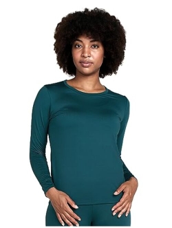 Women Thermal Shirt (Pack 1 & 2) Top Long Sleeve Undershirt Crew Neck Lightweight Midweight Heavyweight L15/L39/L42