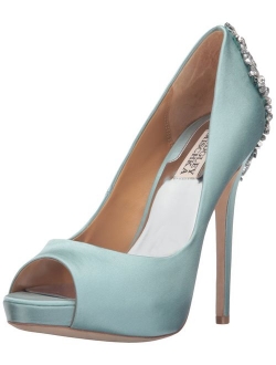 Kiara Embellished Peep-Toe Evening Pumps