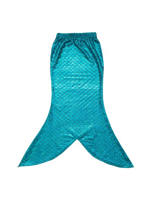 JFEELE 3pcs Toddler Mermaid Swimsuit for Baby Girls Mermaid Tail Bathing Suit Bikini Swimming Set - 2-8T