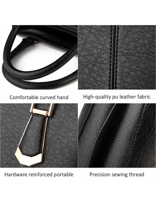 Purses and Handbags for Women Fashion Messenger Bag Ladies PU Leather Top Handle Satchel Shoulder Tote Bags