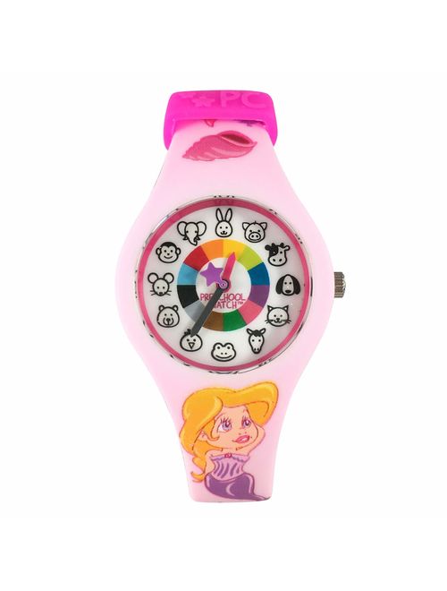Preschool Watch - The Only Analog Kids Watch Preschoolers Understand! Quality Teaching/Learning Time Silicone Watch with Glow-in-The-Dark Dial & Japan Movement