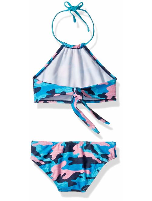 Kanu Surf Girls' Mahina Beach Sport Halter Bikini 2-Piece Swimsuit