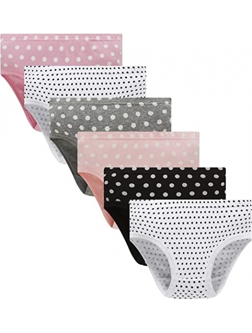 Cadidi Dinos Baby Soft Cotton Underwear Little Girls'Briefs Toddler Undies
