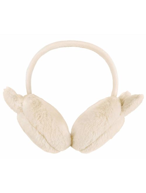Simplicity Kid's Soft Plush Foldable Ear Warmers Winter Ear Muffs