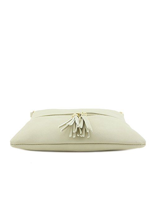Deluxity Lightweight Medium Crossbody Bag with Tassel