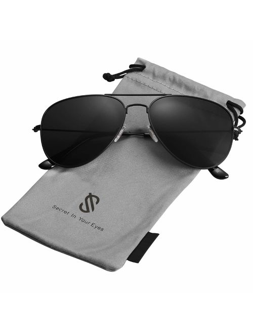 SOJOS Classic Aviator Polarized Sunglasses Mirrored UV400 Lens SJ1054