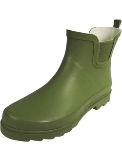 NORTY - Womens Ankle Rain Boots - Ladies Waterproof Garden Boot