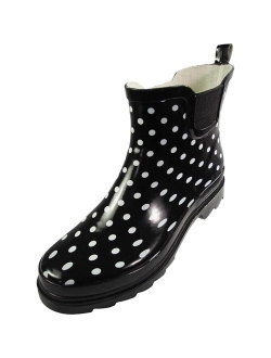 NORTY - Womens Ankle Rain Boots - Ladies Waterproof Garden Boot