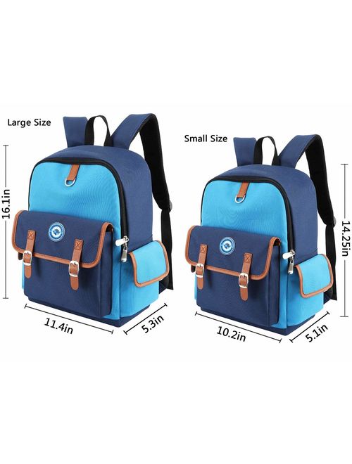 HITOP backpack for boys, bookbag for school kids boy & girl cute & lightweight