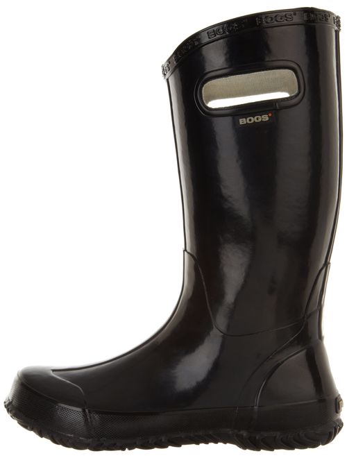 Bogs Kids Rubber Waterproof Rain Boot Boys Girls, Kaleidoscope Print/Black/Multi, 10 M US Toddler