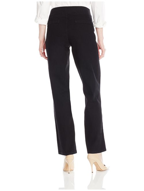 Chic Classic Collection Women's Easy-Fit Elastic-Waist Pant