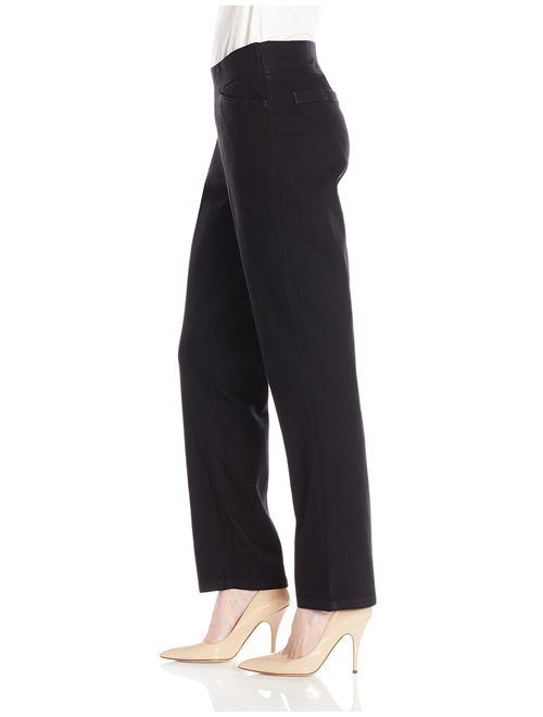 Chic Classic Collection Women's Easy-Fit Elastic-Waist Pant