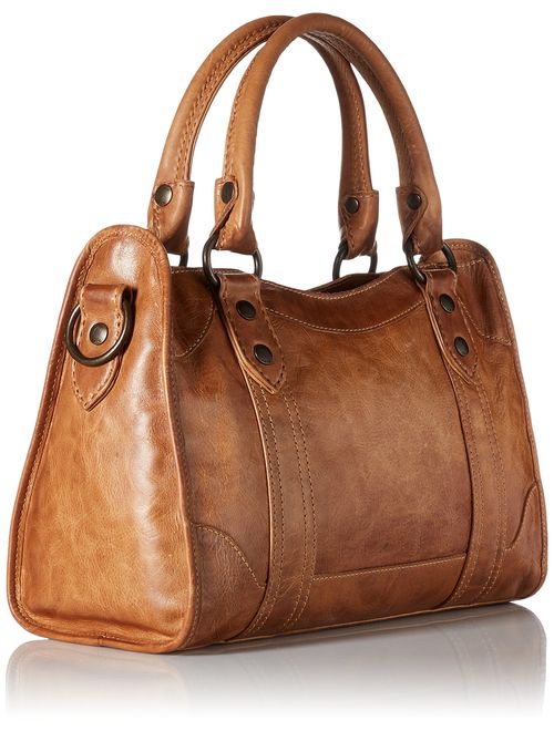 Frye Melissa Zip Satchel Leather Handbag