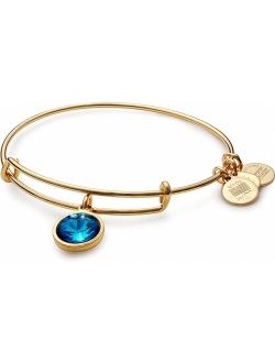 Bangle Bar Imitation Birthstone Bangle Bracelet, 2.75