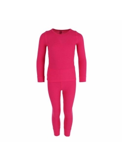 Girls' Waffle Thermal Underwear Set