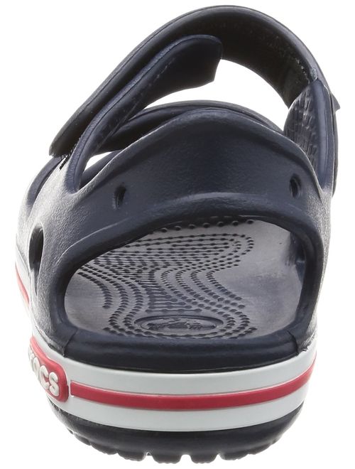 Crocs Kids' Crocband II Toddler Sandal | Water Shoe for Boys and Girls | Slip On Sandal, Navy/White, 6 M US Toddler