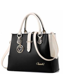 Purses and Handbags for Women Tote Shoulder Crossbody Bags with Long Strap Detachable