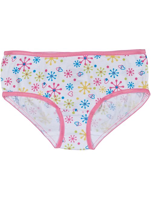 Trimfit Girls 100% Cotton Colorful Hipster Panties (Pack of 10)