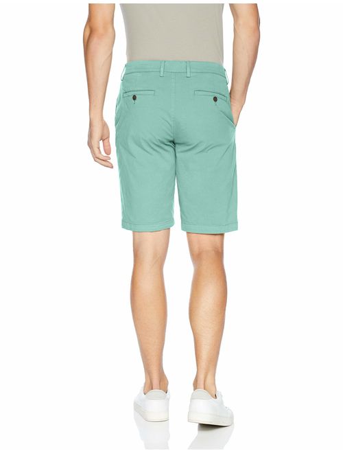 Amazon Brand - Goodthreads Men's 11 Cotton Solid Relaxed Flt Ziper Fly Short