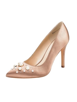 JENN ARDOR Black Pointed, Closed Toe Classic Slip On Stiletto High Heel Dress Pumps