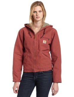 Women's Sherpa Lined Sandstone Sierra Jacket (Regular and Plus Sizes)