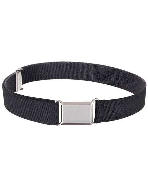 HOLD'EM Kids Belts for Boys Fabric Silver Square Buckle 1
