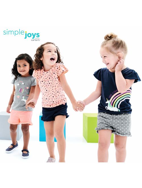 Simple Joys by Carter's Toddler Girls Short-Sleeve Graphic Tees