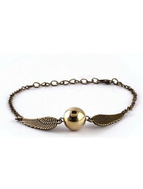 VEBE Quidditch Golden Snitch Bracelets chain fashion golden jewelry fan gift