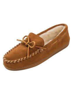 Minnetonka Women's Hardsole Pile-Lined Slipper