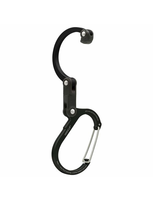 HEROCLIP Carabiner Clip and Hook (Medium) | For Camping, Backpack, and Garage