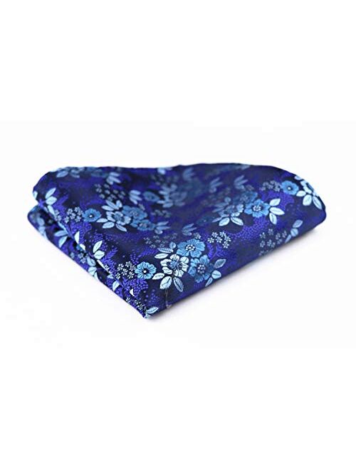 Men's Tie Cravat Jacquard Luxury Small Floral Pattern Wedding Necktie by Elfeves