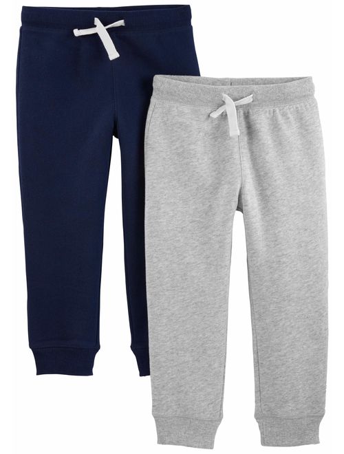 Simple Joys by Carter's Toddler Boys' 2-Pack Pull on Fleece Pants