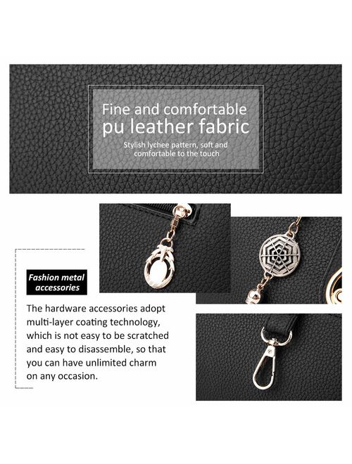 Women PU leather Mini Cute Tote Bags Small Top Handle Satchel Purses Shoulder Tassel Handbags for Ladies