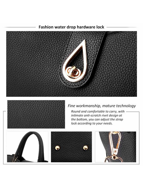 Women PU leather Mini Cute Tote Bags Small Top Handle Satchel Purses Shoulder Tassel Handbags for Ladies