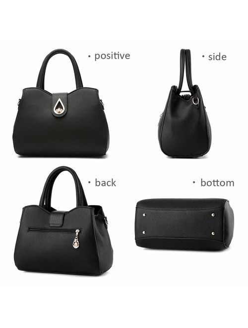 Women PU leather Mini Cute Tote Bags Small Top Handle Satchel Purses Shoulder Tassel Handbags for Ladies