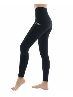 Dragon Fit High Waist Yoga Leggings with 3 Pockets,Tummy Control Workout Running 4 Way Stretch Yoga Pants