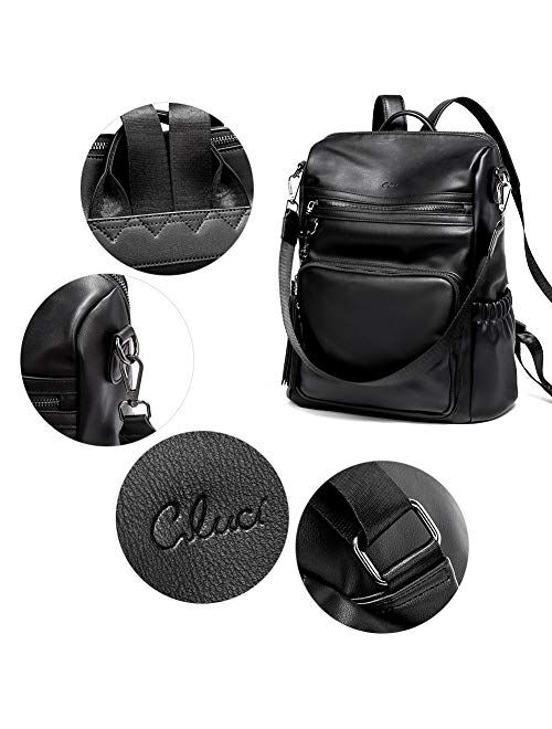 Backpack Purse for Women Fashion Leather Designer Travel Large Ladies Shoulder Bags with Tassel