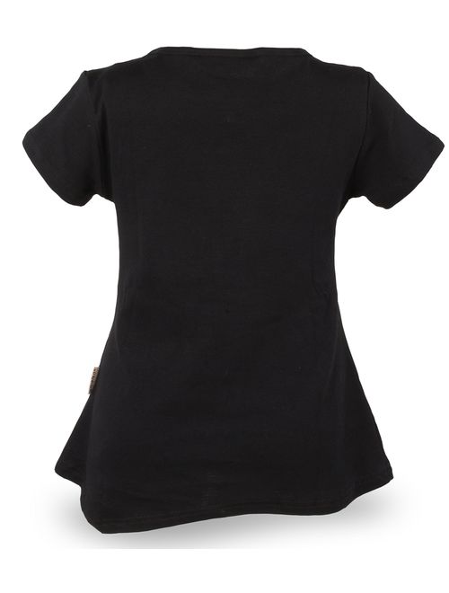 Ipuang Girls Heart Shaped Casual Cotton Cap Sleeve Tee T Shirt Top