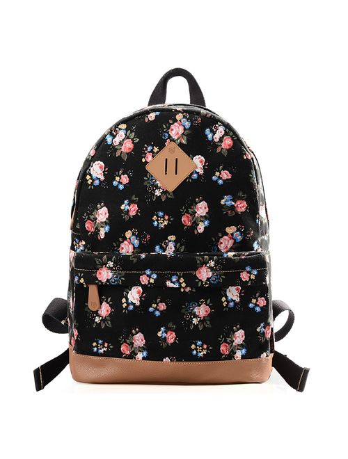 Douguyan Casual Lightweight Print Backpack for Girls and Women School Rucksack