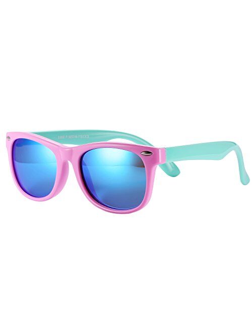 Pro Acme TPEE Rubber Flexible Kids Polarized Sunglasses 